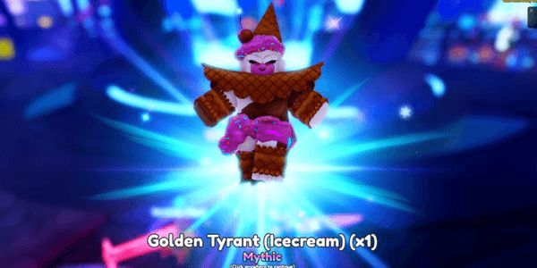 Gambar Product Golden Tyrant skin mythic | Anime Adventures | RBL