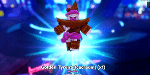 Golden Tyrant skin mythic | Anime Adventures | RBL