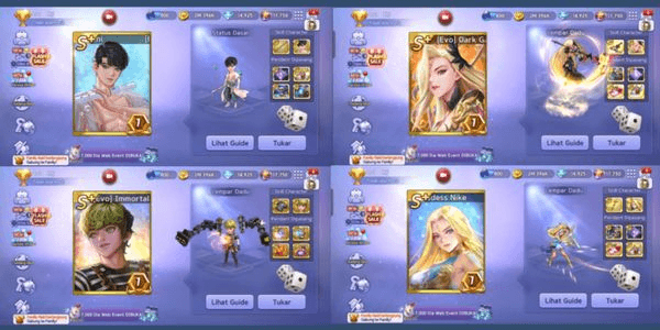 Gambar Product 65 - EVO PHRA APHAI MANI, EVO DARK GAIA, EVO IMMORTAL SID, EVO GODDESS NIKE, AKUN TYPE BANGKRUT DM 15.000 #GG #murah #aman