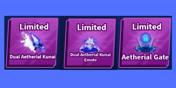 Dual Aetherial Kunai set