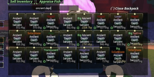 Gambar Product Ancient Depth Serpent ( random size/mutation/no mutation )