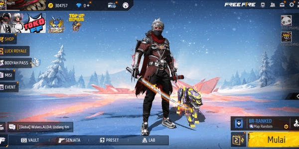 Gambar Product Akun Free Fire Lv 70, Ada bundel Budi, Elit pass Paling mahal old T.R.A.P