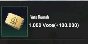 Vote Home PUBG 1000 (+100000) Home Competition Level Up