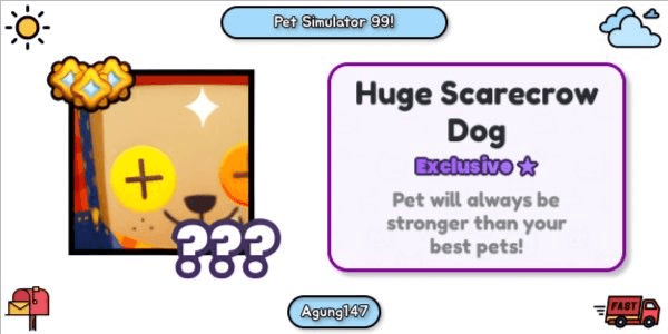 Gambar Product Huge Scarecrow Dog