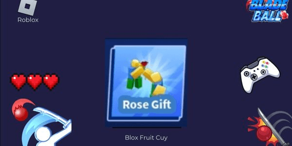 Gambar Product rose gift emote - blade ball