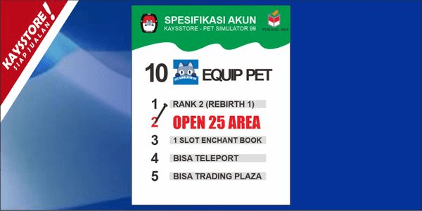Gambar Product ACCOUNT 10 PET RANK 2
