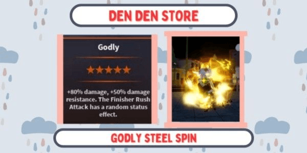 Gambar Product GODLY STEEL SPIN - A Universal Time + BONUS 5 RANDOM MYTHIC SKIN