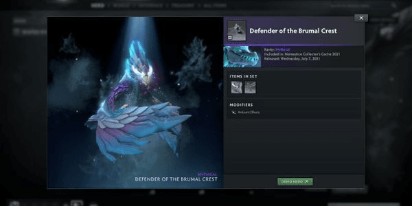 Gambar Product Defender of the Brumal Crest (Winter Wyvern Set Nemestice Collector's Cache)