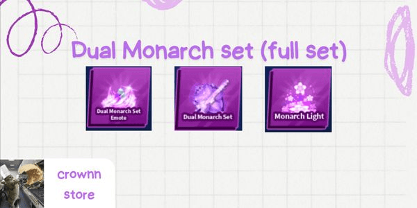 Gambar Product Dual Monarch Set (full set)