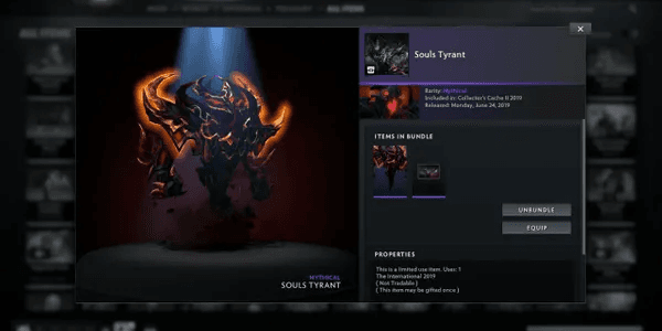 Souls Tyrant (Shadow Fiend Set)