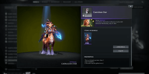 Gambar Product Caerulean Star (Enchantress Set Nemestice Collector's Cache)