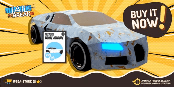 Gambar Product White Marble Texture - Jailbreak [Trading]