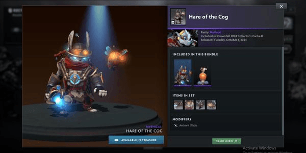 Gambar Product Hare of the Cog (Bundle Clockwerk Crownfall 2024 Collector's Cache II)