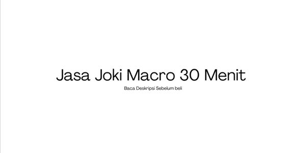 Gambar Product Jockey Macro Fisch 30 Minutes