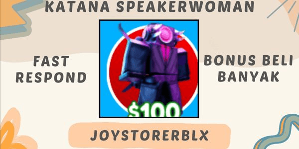 Gambar Product (Mythic) Katana Speakerwoman | Toilet Tower Defense