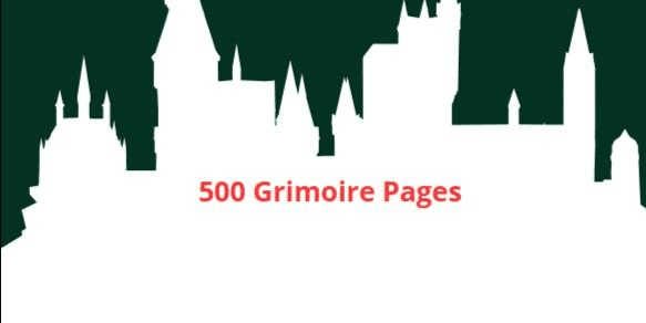 Gambar Product 500 Grimoire Pages