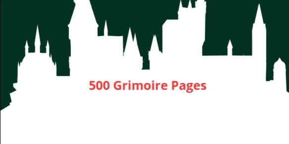 500 Grimoire Pages
