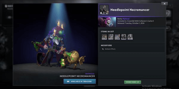 Gambar Product Needlepoint Necromancer (Bundle Dazzle Crownfall 2024 Collector's Cache II)