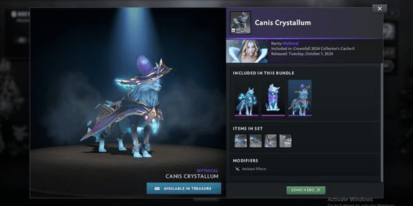 Gambar Product Canis Crystallum (Bundle Crystal Maiden Crownfall 2024 Collector's Cache II)