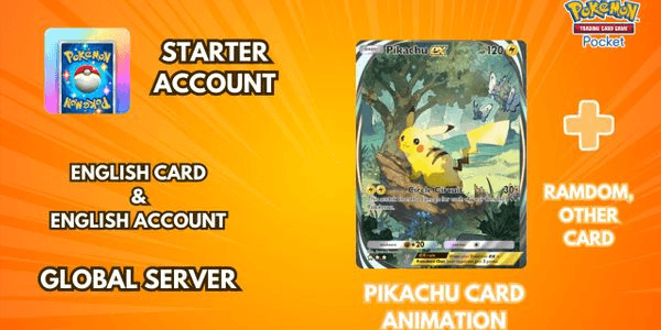 Gambar Product Pikaschu  Card Account Starter [Global]