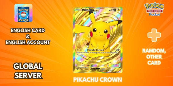 Gambar Product Pikachu Crown Account Pokemon Lv 16