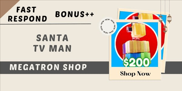 Gambar Product (Mythic) Santa TV Man | Toilet Tower Defense