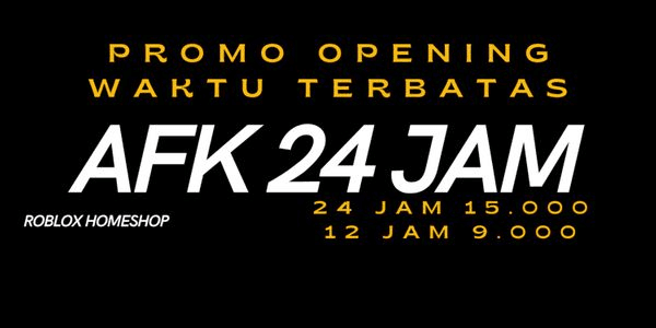 Gambar Product AFK - 24 jam