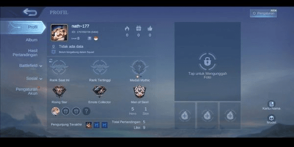 Gambar Product AKUN SMURF SERVER 5K + BP 32K+