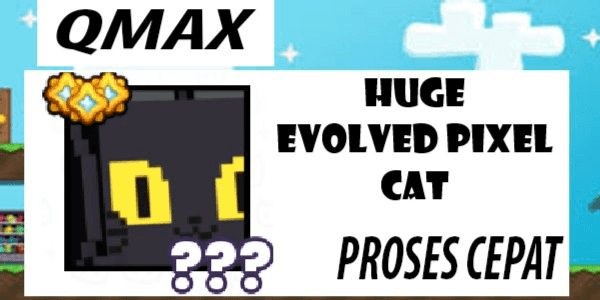 Gambar Product Huge Evolved Pixel Cat