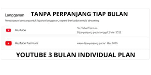 Gambar Product 1 Month Premium