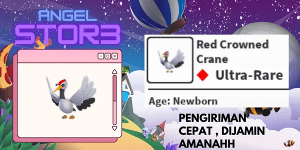 Red Crowned Crane