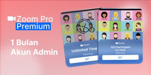 Gambar Product Zoom Meetings Pro 1 bulan