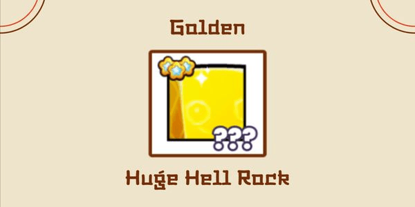 Gambar Product Golden Huge Hell Rock