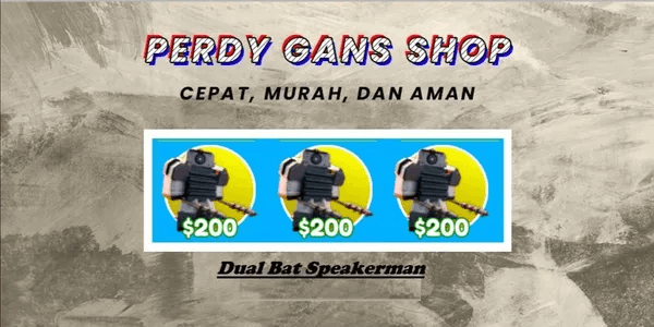 ( Legendary ) Dual Bat Speakerman - Toilet Tower Defense - TTD