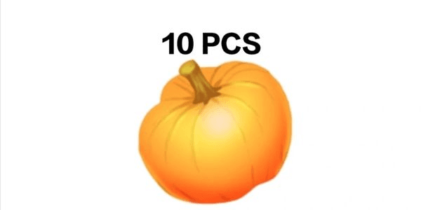 Labu / Pumpkin 10 PCS