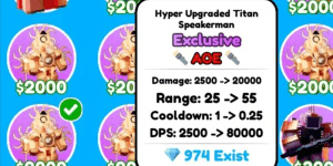 Hyper upgraded Titan speakerman (exclusive only 1k exists)