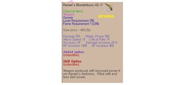 Gambar Product Ranael's Blunderbuss XG+7 Gunner