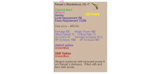 Ranael's Blunderbuss XG+7 Gunner