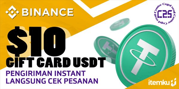 Gambar Product Binance Gift Card USDT $10