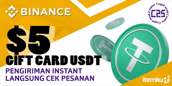 Gambar Product Binance Gift Card USDT $5