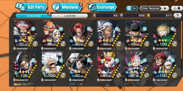 Gambar Product Account 6 Extreme ROGER V2, YAMACE, GEAR5, LAWKID, SHANKS V1, ZORO