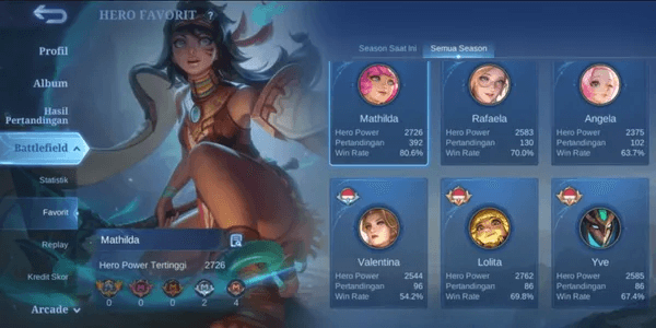 Paket Rank Epic 3-Mythic 1