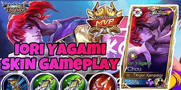 Gambar Product GIFT SKIN MOBILE LEGENDS CHOU IORI YAGAMI ( SKIN KOF CHOU ) / SKIN EPIC / AKUN ML / DIAMOND ML / DM ML / EFEK RECALL TAS TAS TAS