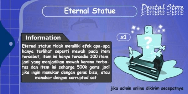Gambar Product Eternal Statue (Limited Item)