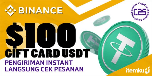 Gambar Product Binance Gift Card USDT $100