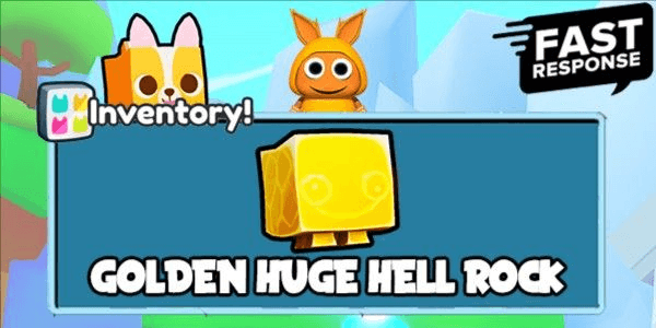 Gambar Product Golden Huge Hell Rock