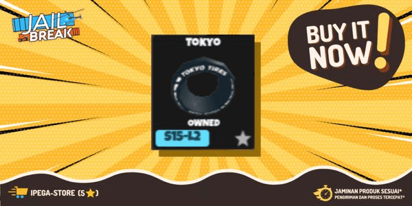 Gambar Product Tokyo Tire Sticker - Jailbreak [Trading]