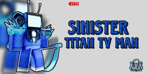 Gambar Product Sinister Titan Tv Man - Toilet Tower Defense