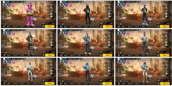 Gambar Product FF SG2 LUMUT ACCOUNT, VAULT 458, CUPID HEARTBREAK BUNDLE, BLUE YINYANG BUNDLE, FFWS BUNDLE, WEAPONS 417, CUPID SCAR, KATANA LOBY, COBRA FIST