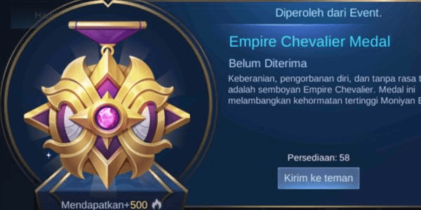 Gambar Product Empire Chevalier Medal